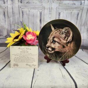 Princeton Galleries Cougar Cub Plate